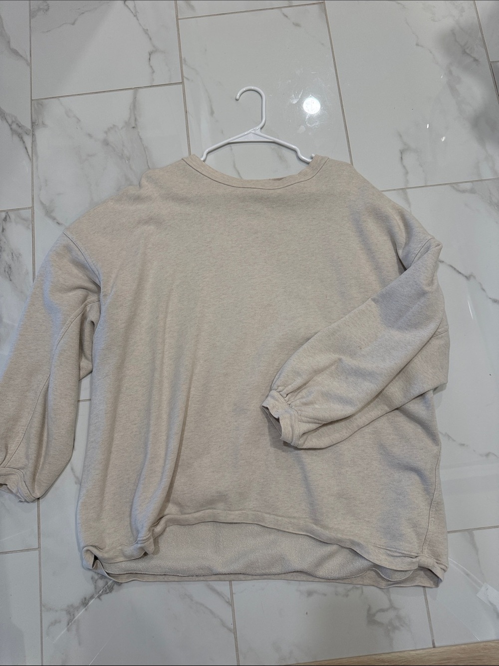 Aerie Cream Crewneck Sweatshirt